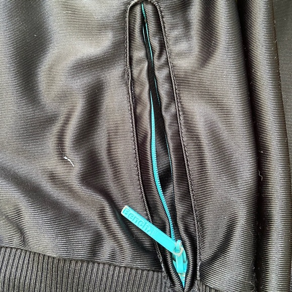 Bench XL polyester black and turquoise hooded jacket - Picture 5 of 9